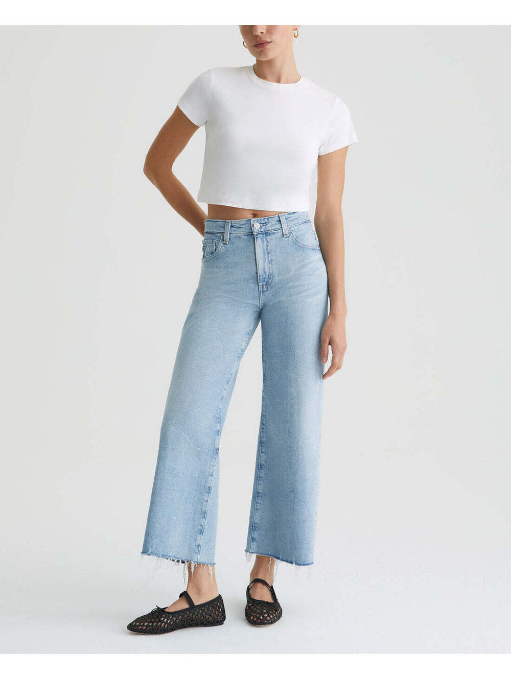 AG Saige Wide Leg Jeans size 28
